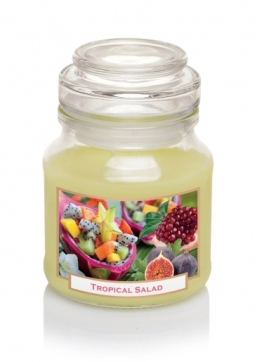 BARTEK СВЕЧИ Ароматизированная свеча в баночке  Fruitful Tropical Salad 130 гр
