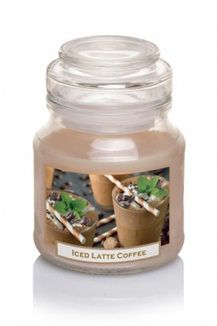 BARTEK СВЕЧИ  Ароматизированная свеча в баночке Кофе спайс Iced Latte Coffe 130 гр Coffee and Spices