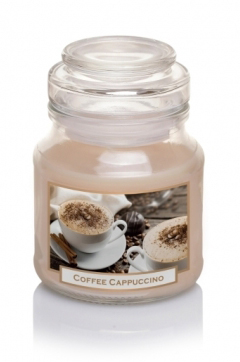 BARTEK СВЕЧИ  Ароматизированная свеча в баночке Кофе спайс Coffee Cappuccino 130гр Coffee and Spices