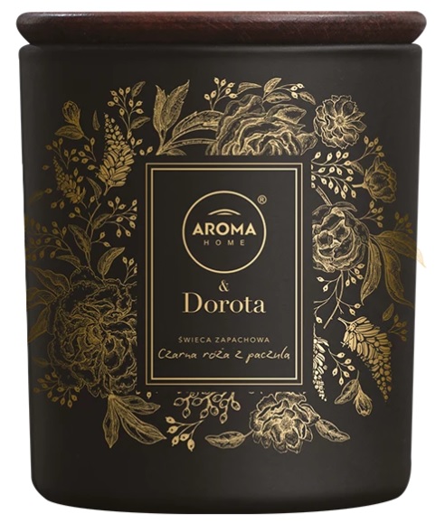 Aroma home DOROTA CANDLE  150g BLACK ROSE WITH PATCHOLI