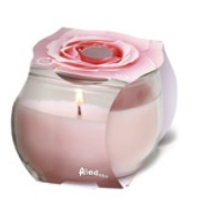 Свеча ароматизированная в стакане 6шт (ROSE) Роза ALADINO