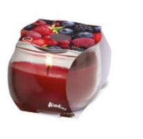 Свеча ароматизированная в стакане 6шт (MIXED BERRY) Смешанные ягоды ALADINO