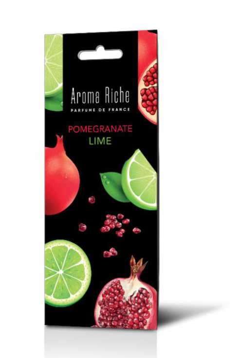 Aroma Riche подвесной картонный POMEGRANATE&amp;LIME