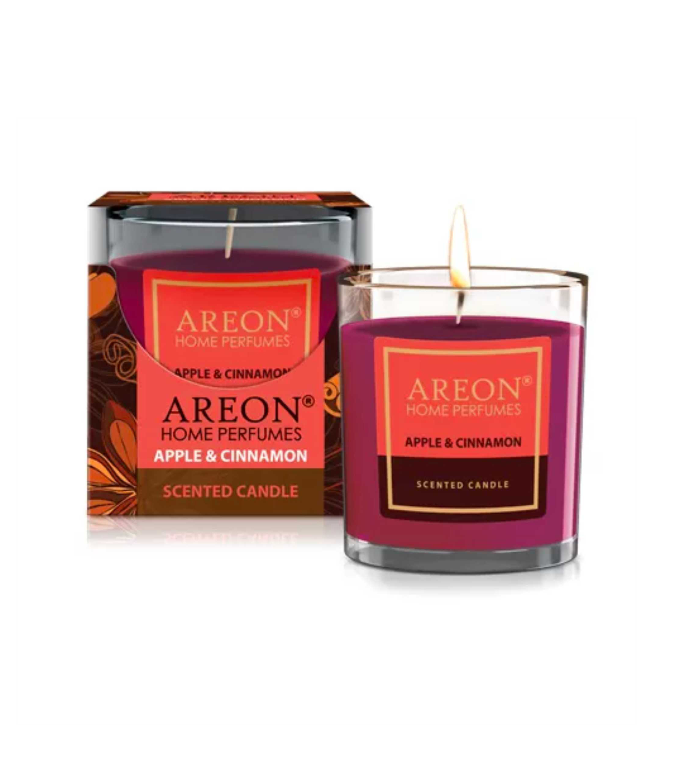 Areon Scented Candle Apple &amp; Cinnamon
