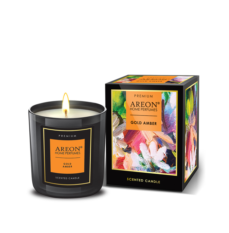 Areon Premium Candle  Gold Amber