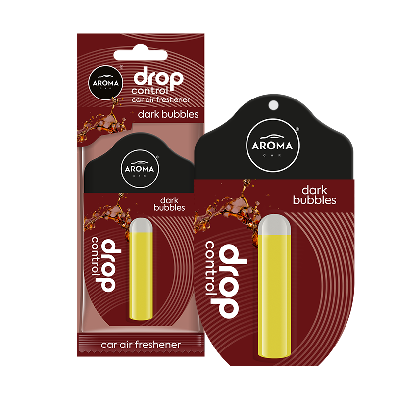 Aroma car drop control Dark Bubbles