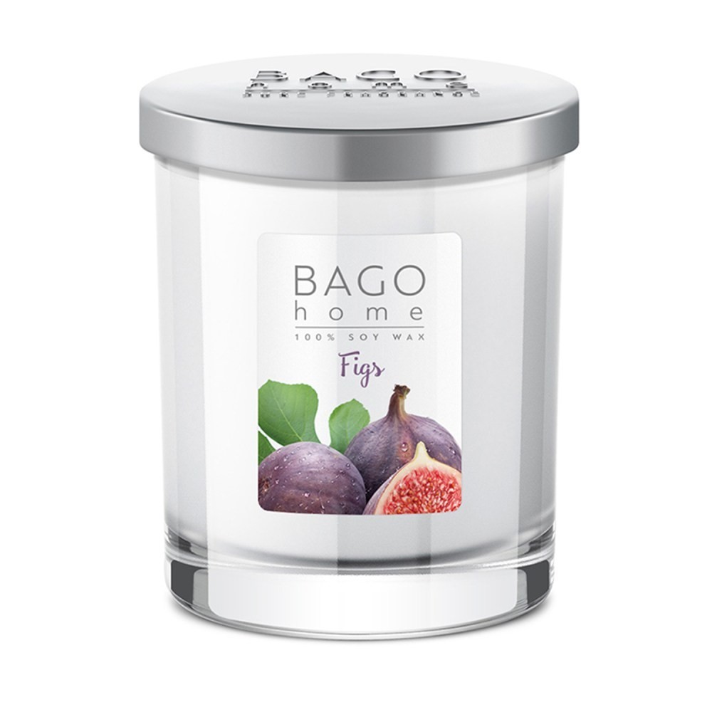 BAGO HOME Свеча в стекле 132 гр Инжир 4630030291428