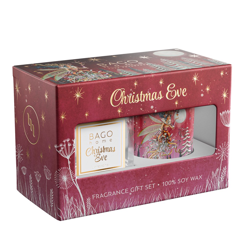BAGO HOME НГ Набор Ночь перед рождеством  (дифф. 45 мл, свеча 85 г). 4680178850483