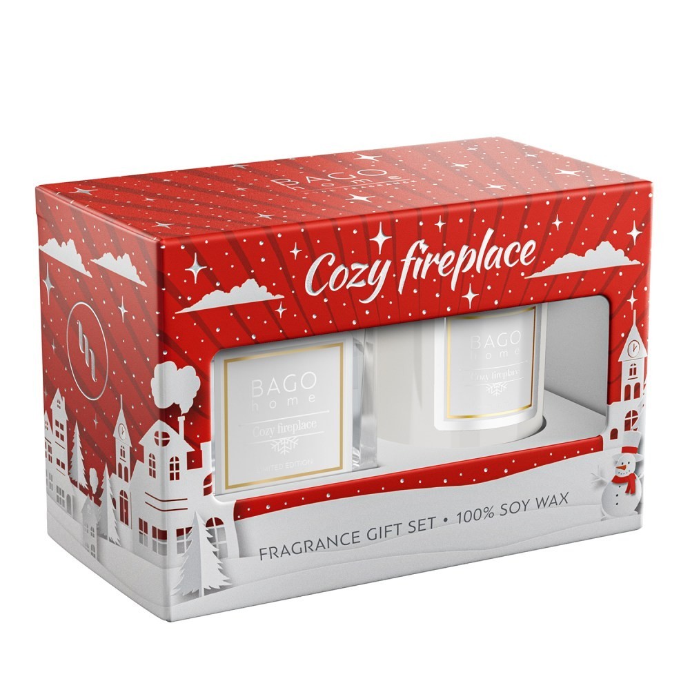 BAGO HOME НГ Набор Вечер у камина (дифф. 45 мл, свеча 85 г) 4680178850506